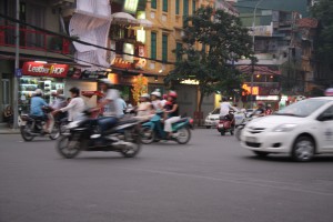 Der Verkehr ist nicht nur im ehemaligen Saigon chaotisch